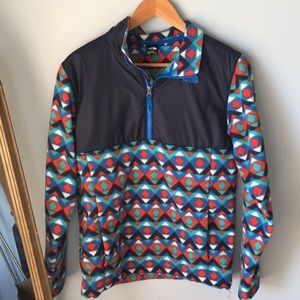 The north face boys quarter zip fleece size XL